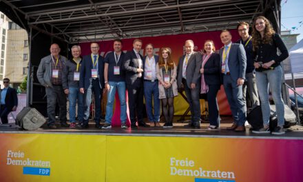 Wahlkampfkundgebung der FDP Ruhr mit Lindner und Stamp – Liberale mobilisieren für Landtagswahl