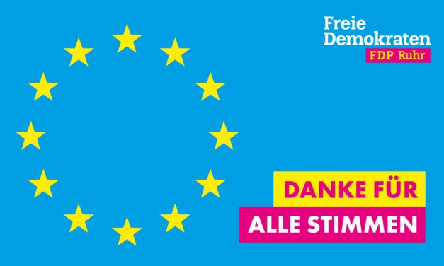 FDP Ruhr dankt für solides Wahlergebnis bei der Europawahl