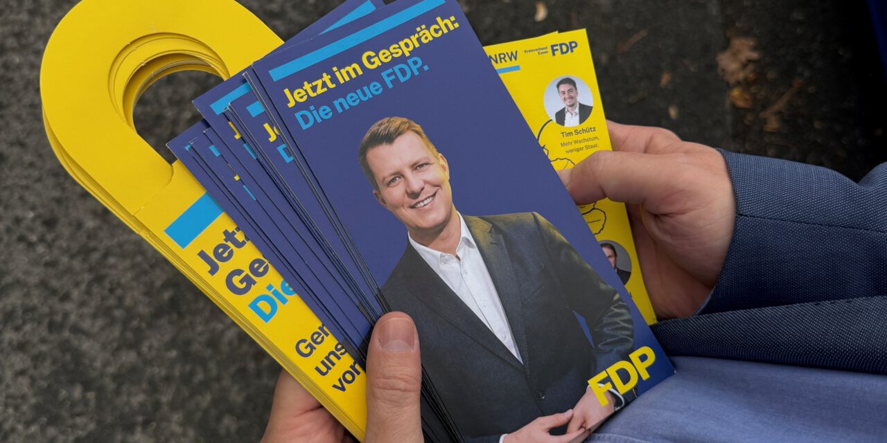 FDP Ruhr beim landesweiten Aktionstag der FDP NRW