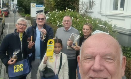 FDP Ruhr beim landesweiten Aktionstag der FDP NRW